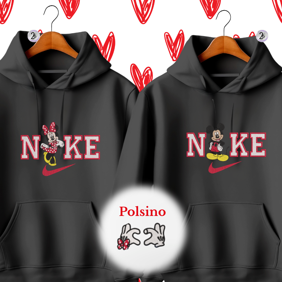 Felpe di Coppia Topolino e Minnie