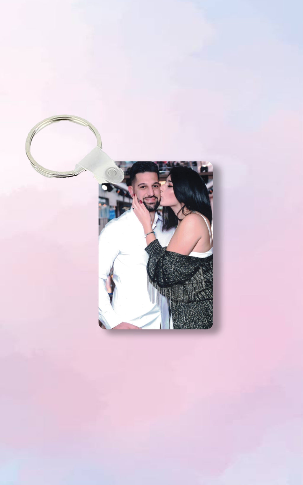 Chaveiro com Foto e Frase