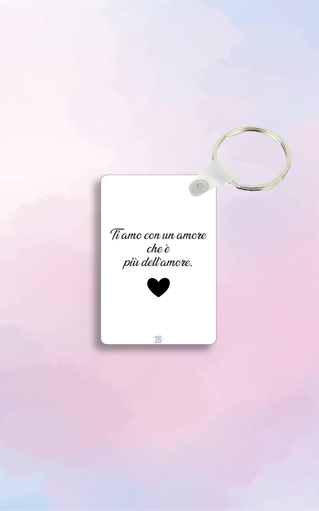 Chaveiro com Foto e Frase