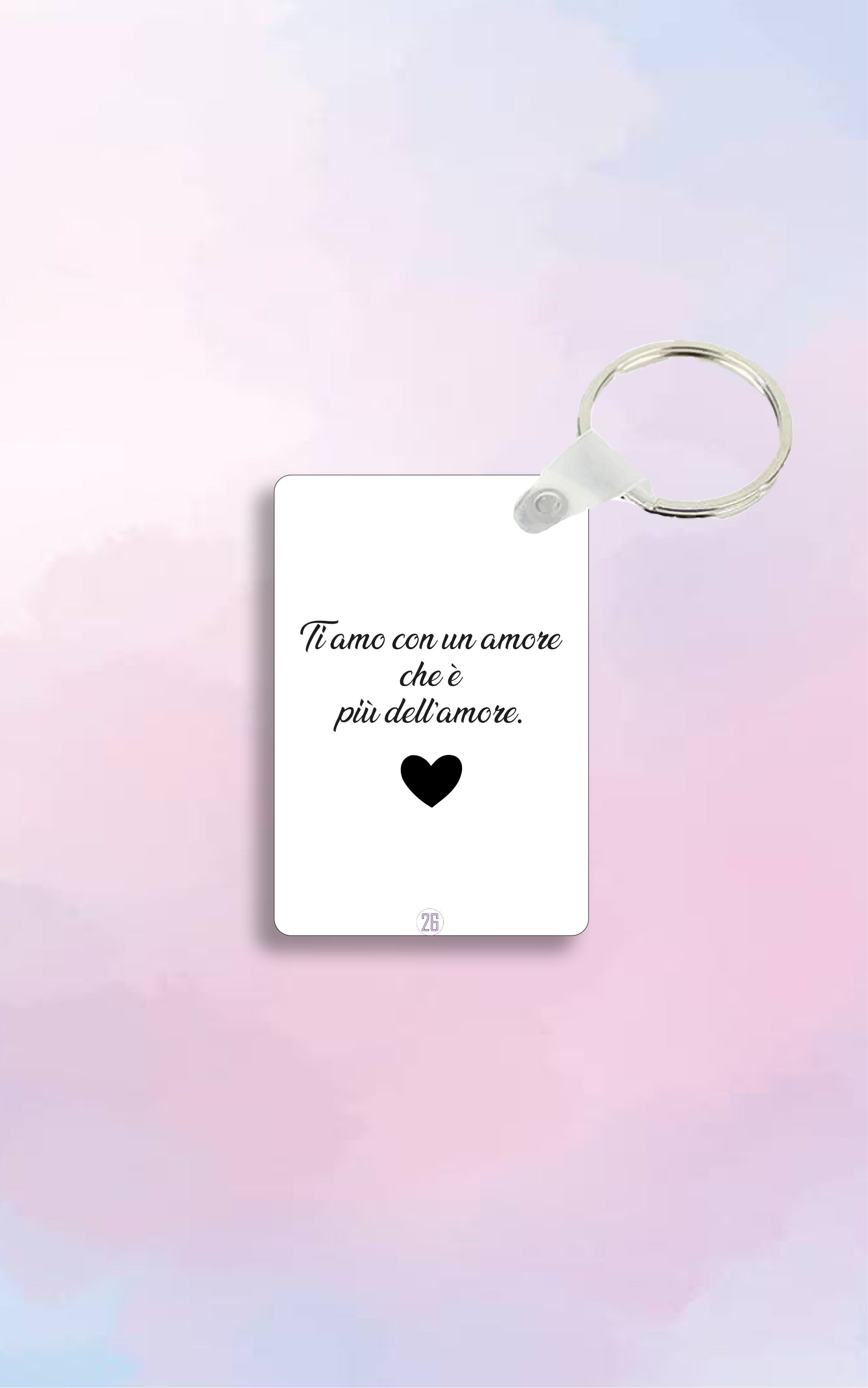 Chaveiro com Foto e Frase